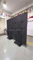 Écran LED pliable pour affichage publicitaire intérieur P1.25 GOB, double face, trois côtés, affichage électronique LED à trois plis