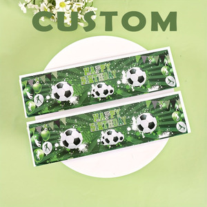 Etiquetas de Papel Impermeables con Temática de la Copa Mundial de Fútbol, 10 Unidades, Ecológicas y Duraderas, Pegatinas de <span class=keywords><strong>Feliz</strong></span> Cumpleaños para Fiestas Infantiles - Product Image 3