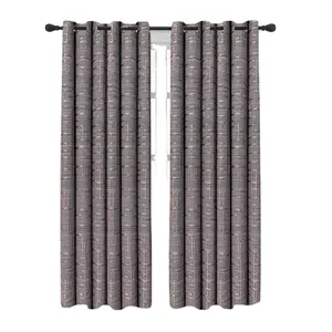 Nuovo prodotto merce pronta 1 metro Moq consegna veloce ad alta densità imita tessuto di seta tenda Cortinas all'ingrosso - Product Image 1