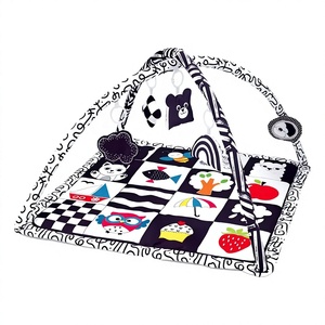 <span class=keywords><strong>Tapis</strong></span> <span class=keywords><strong>d</strong></span>'éveil pour bébé pour le <span class=keywords><strong>d</strong></span>éveloppement visuel complet, avec rembourrage haute densité et arche amovible renforcée - Product Image 6