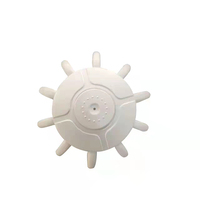 Masseur professionnel en plastique sans fil électrique à micro-courant, tête de spa en forme de pieuvre, machine de massage par vibration pour la relaxation