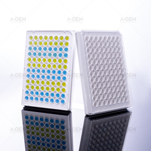 Lab malzemeleri Microtiter mikroplaka 96 laboratuvar testi için düz alt iyi Elisa plaka - Product Image 4