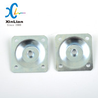 Zinc Plated Square Flat Washer, Steel Metal Stamping Washer for Furniture Hardware
