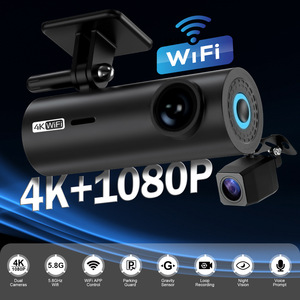 Cámara para Auto de Doble Lente Ultra HD 4K+1080P - Control por Aplicación WiFi de 5.8GHz con Monitor de Estacionamiento 24H y Sensor G - Product Image 2