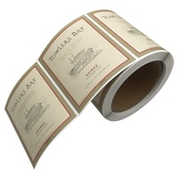 Etiqueta Personalizada con Relieve en Dorado para Botellas de Vino