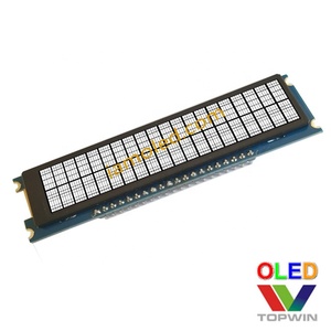 2.93 "20x2 nhân vật loại màu xanh thụ động ma trận OLED màn hình 20pin 8bit giao diện song song OLED hiển thị - Product Image 5