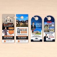 Service d'impression personnalisé de prospectus publicitaires pour porte-hangings, et d'enseignes promotionnelles « Ne pas déranger » pour boutons de porte de voitures, hôtels et services d'entretien ménager