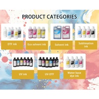 Encre UV souple et anti-fissuration, haute élasticité, facile à décoller pour tête d'impression KYOCERA KJ4, application d'impression sur supports flexibles grand format