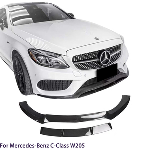 ลิ้นหน้าคาร์บอนไฟเบอร์ทรง FD สำหรับรถเบนซ์ C-Class W205 4 ประตู ปี 2015-2021 - Product Image 1