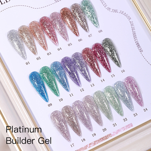 Kit de fourniture d'ongles sans Hema/Tpo logo personnalisé OEM 50G renforcer les extensions d'ongles en gel UV dur et souple - Product Image 4