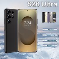 Vente directe usine Version globale S26 Ultra 5G Smartphone Deca Core LTE 16 Go + 1 To Écran HD 7,3 pouces Beauté 108 MP Android 15 Français