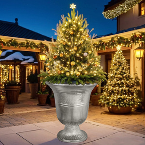 Grands pots de jardinière en <span class=keywords><strong>plastique</strong></span> <span class=keywords><strong>pour</strong></span> la décoration extérieure de jardin à la maison <span class=keywords><strong>pour</strong></span> arbres arbustes fleurs - Product Image 5