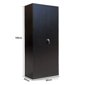 Grand meuble de rangement de bureau avec <span class=keywords><strong>porte</strong></span> <span class=keywords><strong>coulissante</strong></span> et battante en acier pour dossiers - Product Image 3