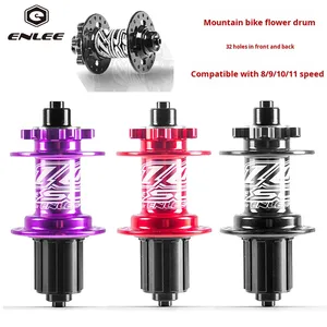 ดุมล้อหน้า ENLEE แบบถอดเร็ว ทนทาน พร้อมลูกปืน 5 ตัว สำหรับจักรยานเสือภูเขา 32 รู 8-11 สปีด ขอบอะลูมิเนียม - Product Image 1