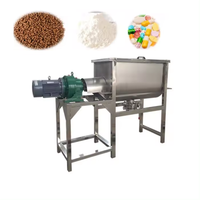 Mélangeur de granulés de ciment, mélangeur horizontal en acier inoxydable de type U, mélangeur de granulés de plastique, broyeur de fertilisants, sécheur alimentaire