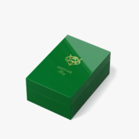 Nouvelle boîte à parfum portable en bois noir 2026, personnalisable avec logo, mettant en valeur les attributs précieux