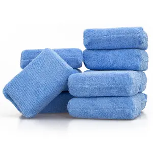 Basics Microfiber towels Applicators Blue easy to clean and leave no trace cleaning cloth