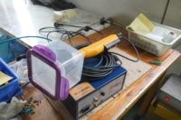 Petite machine de flocage électrostatique pour textiles, pour les tests