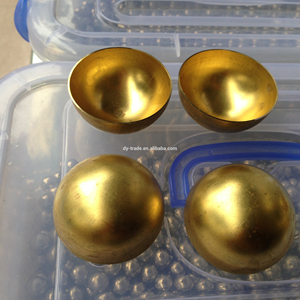 Semisfera in Ottone, Mezza Sfera in Rame - Product Image 3