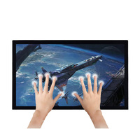 Moniteur LCD Full-HD 43 pouces TFT IPS Écran Tactile Infrarouge Boîtier Métallique Moniteur de Table à Cadre Ouvert Avec VGA