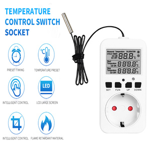 Kỹ thuật số điều khiển nhiệt độ ổ cắm nhiệt EU cắm với bộ đếm thời gian chuyển đổi sưởi ấm làm mát cho tủ lạnh nuôi trồng thủy sản - Product Image 2