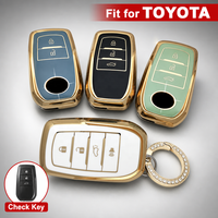 Guscio per Chiave Intelligente Senza Chiave per Toyota Highlander 2021 Avalon Crown Land Cruiser Prado Mark X Camry Corolla