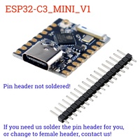 Carte de développement DIYmall 5V ESP32-C3-MINI, module ESP32 Wi-Fi+BT avec connecteur d'antenne pour projets Arduino IoT
