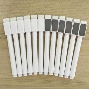 Marqueur à craie liquide blanc amovible pour verre, fenêtre, tableau blanc électronique, tableau noir, autocollant mural - Product Image 1