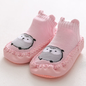 Chaussettes antidérapantes pour bébé de 0 à 3 <span class=keywords><strong>mois</strong></span>, motif Animal de dessin animé, chaussures pour nouveau-né, 2023 - Product Image 6