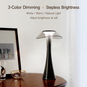 Lampe de table LED Xiaomanwaistouch, lumière d'ambiance, sans fil, commande tactile, gradation tricolore réglable, moderne, pour chevet - Product Image 1