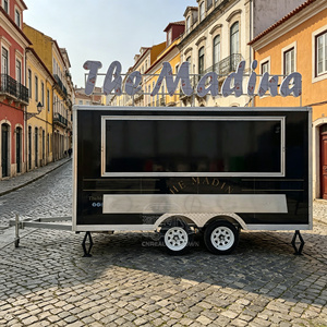 Remolque de Comida, Remolque de Jugos, Remolque Comercial con Ventana de Servicio, Camión de Comida Totalmente Equipado, Carrito de Comida para Alitas de Pollo Fritas - Product Image 4