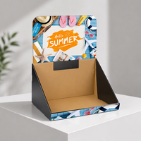 Boîte pliante en carton ondulé noir mat avec logo personnalisé pour l'expédition e-commerce