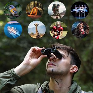 Binoculares Compactos con Zoom 8x21, Largo Alcance 1000m, Plegables, HD, Potentes, Mini Telescopio, Óptica BAK4 FMC, para Caza, Deportes, Camping, Año Nuevo - Product Image 6