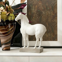 Sculptures d'animaux décoratives en résine, vente en gros d'usine, pour la décoration de bureau