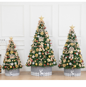150cm <b>Large</b> Christmas Tree Decoration Package Home 2.1m European Gold Christmas Decorations - Product Image 6