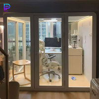 Pod insonorisé Offre Spéciale pour immeuble de bureaux bureau à domicile grand pod de diffusion en direct pour une personne cadre en acier isolant 40dB