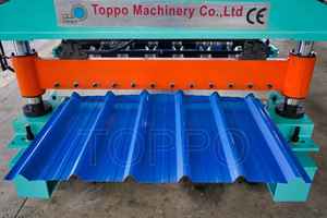 Petit pain trapézoïdal <span class=keywords><strong>de</strong></span> la feuille IBR <span class=keywords><strong>de</strong></span> nervure <span class=keywords><strong>de</strong></span> toit <span class=keywords><strong>de</strong></span> <span class=keywords><strong>toiture</strong></span> en métal formant la machine - Product Image 3