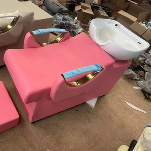 Estilo moderno, medio reclinable, tailandés, champú al ras, silla, punzón, cama, lavabo <span class=keywords><strong>para</strong></span> salón de belleza, nuevo producto <span class=keywords><strong>para</strong></span> barbería, Spa - Product Image 1