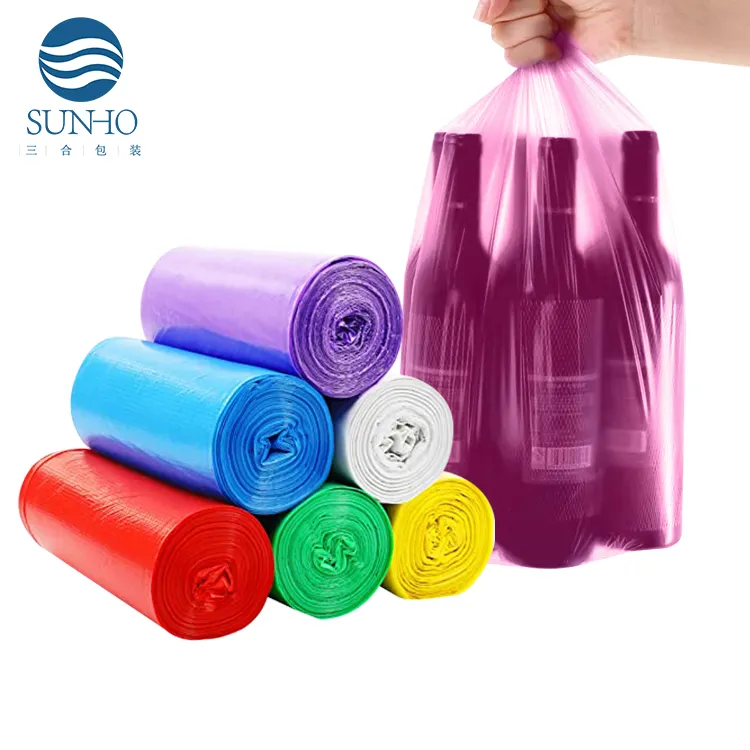OEM ODM Customize Outdoor Compostable 4 8 13 30 45 50 60 65 95 96 Gallon Plastic Trash Bags Roll Garbage Bag