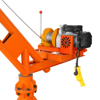 Promotion Spéciale : Mini-grue de Construction Électrique JYH à Rotation 360 Degrés, Capacité 500 KG, Treuil Portable avec Hauteur de Levage de 2,2 M