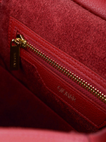 OEM personnaliser noir en cuir de veau véritable sacs fourre-tout Vintage dames de haute qualité en cuir véritable Handbaf avec logo or