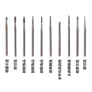 Fraise à ongles en carbure de tungstène professionnelle, fraises en alliage pour la préparation des cuticules, l'élimination des peaux mortes et le retrait du vernis gel - Product Image 2