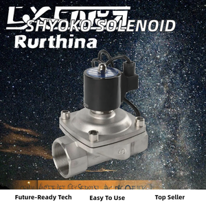 Válvula de bola de latón de cierre normal de alta temperatura con solenoide para medios líquidos (agua, gas, aceite) compatible con DC12V 24V AC110V 220V - Product Image 2