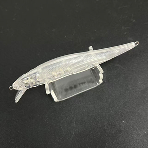 115SP Suspending Minnow Jerkbait Ongeschilderd 115mm 12.5g Kunstmatig Gewichtssysteem Hard Baits Lange Werp Blank Vislok Aaslichaam - Product Image 6