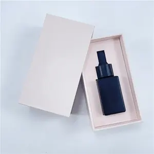 环保再生材料纸小护肤血清包装滑动抽屉盒包装体油瓶可重复使用