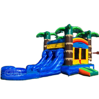Château gonflable commercial personnalisé pour adultes et enfants, combinaison toboggan et structure de saut gonflable, vente en gros à prix abordable