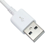 Cable DE DATOS Micro Usb para teléfono móvil Samsung S4 Note4 2.4A blanco 1M 1,5 m