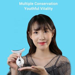 Nouveau design en forme de dauphin, appareil raffermissant pour le cou Tyra, appareil anti-rides, masseur facial, vibration sonique haute fréquence - Product Image 5