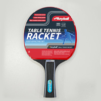 Raquette de ping-pong de marque Anyball de sport, raquette de tennis de table en bois de peuplier noir, deux raquettes avec ensemble de 4 balles, nouvel arrivage