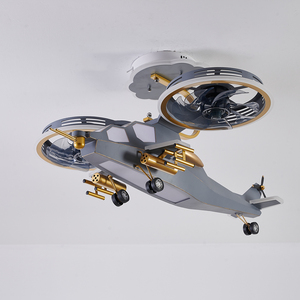 مروحية ديكور متعددة السرعة الموقت جهاز التحكم عن بعد عكس الضوء التطبيق التحكم الحديثة بقيادة الطائرات لغرفة نوم الأطفال - Product Image 2